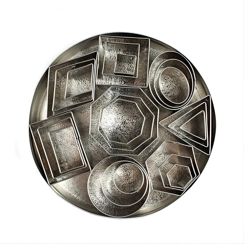 Decopac Cutter, Geometric Shapes - 24 pc