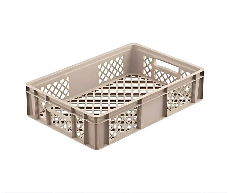 Perforated Transport Box 60x40x14, Yellow