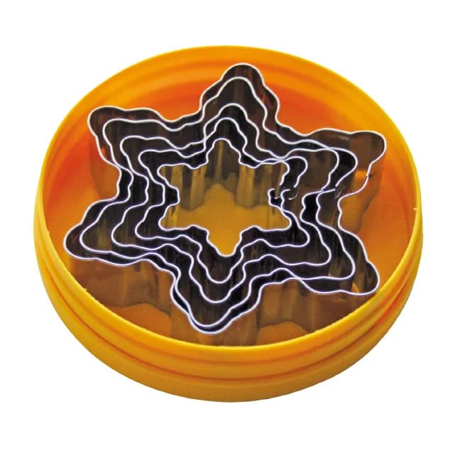 Set of decorating cutters ''Snowflake'' - 5 pcs